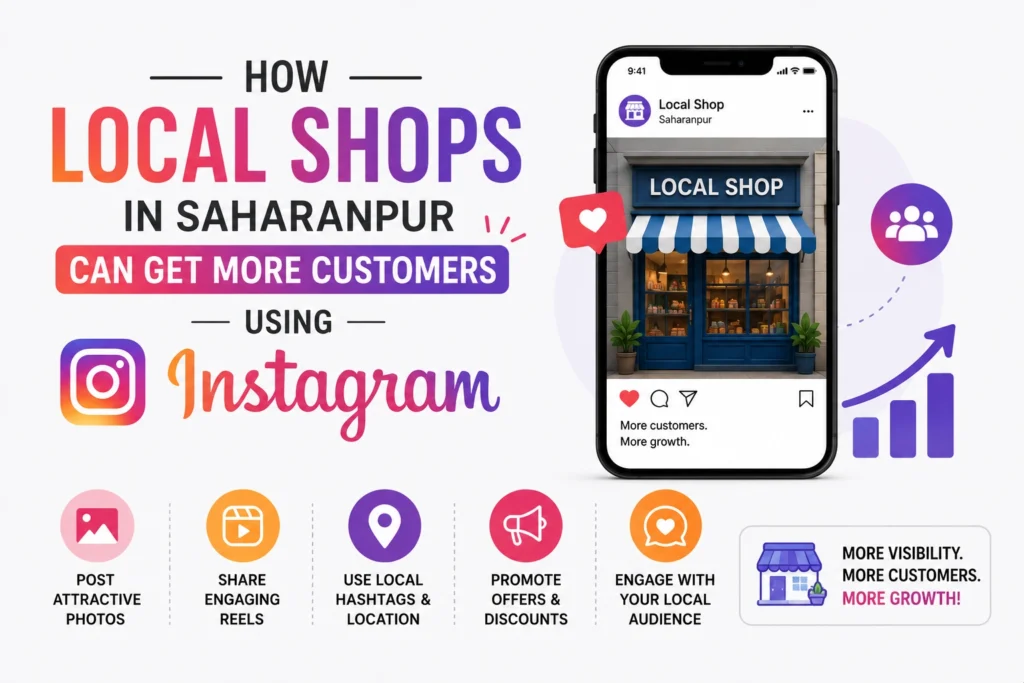 How Local Shops in Saharanpur Can Get More Customers Using Instagram