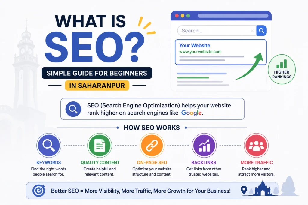 https nextlessacademy.in what is seo simple guide for beginners in saharanpur